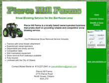Tablet Screenshot of piercehillfarms.ca